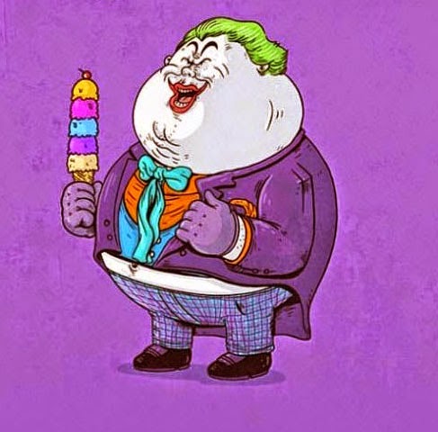 Ketika Karakter Kartun dan Super Hero Kelebihan Berat Badan