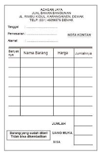 Tutorial Cara Membuat Nota Penjualan Corel Draw
