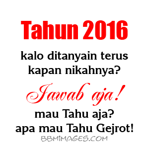Kapan Nikah ?