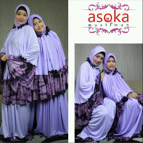 JUAL Mukena asoka pasangan ibu dan anak