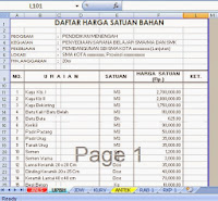 CONTOH RAB GEDUNG SEKOLAH | KUMPULAN RAB DAN GAMBAR SEKOLAH TK - SD - PAGAR - RKB