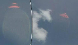 Dua UFO di Google Maps