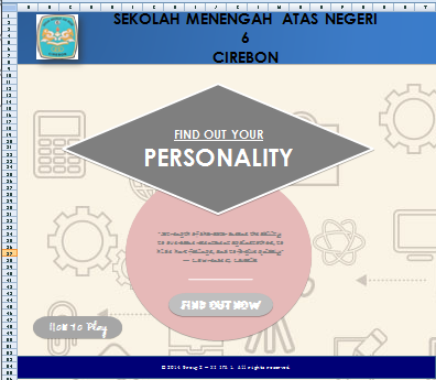 &#91;Aplikasi Excel&#93; Temukan Kepribadianmu!