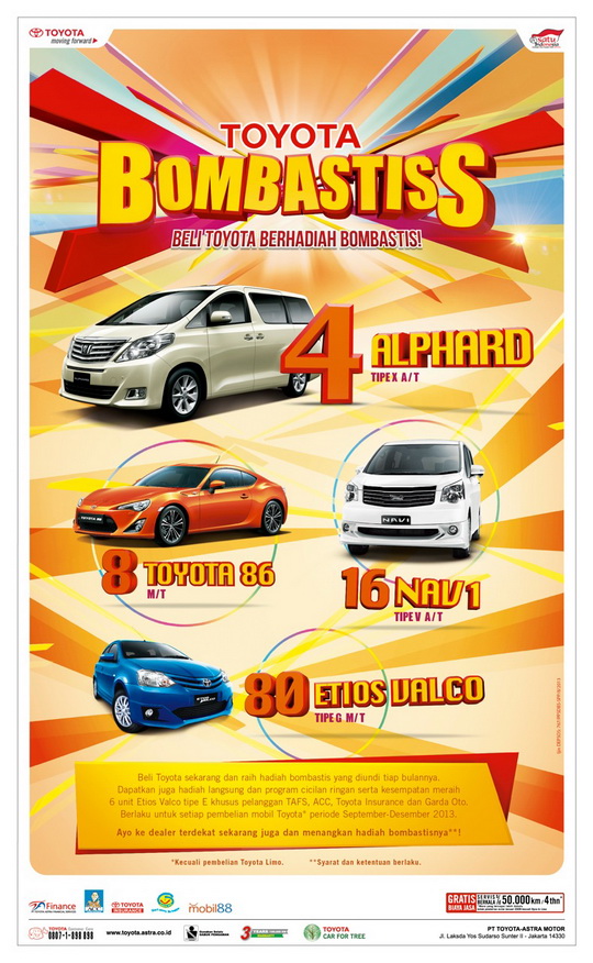 PROMO TOYOTA BOMBASTISS