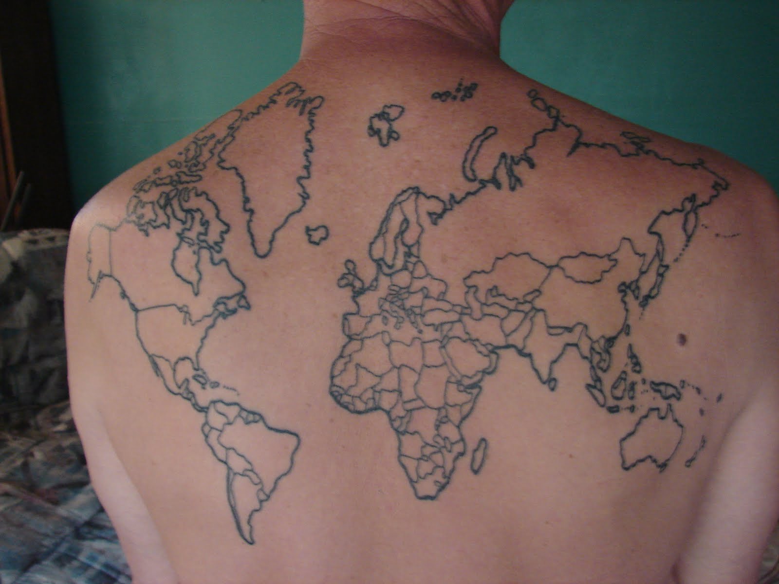 William Passman ,Pria dengan Tato Peta Dunia di Tubuhnya