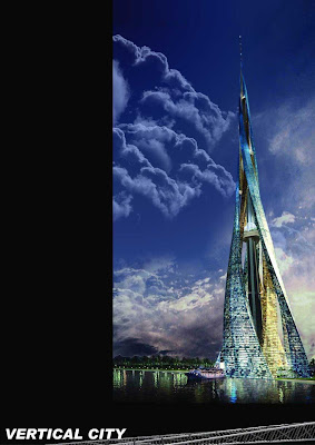 Dubai Superstructures, Rencana Kota Vertikal Setinggi 2.4 Kilometer