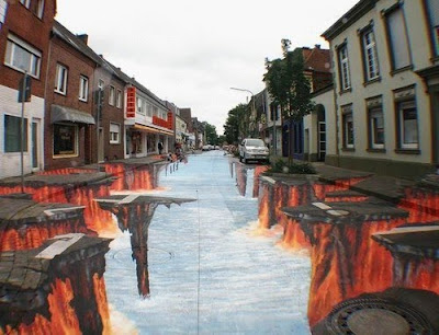 Foto - Foto 3D Keren dari Virtual Street Paintings