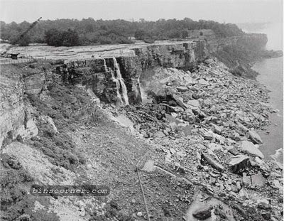 Foto-foto Sejarah Terbentuknya Air Terjun Niagara