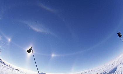[waw] Fenomena Sun dogs (matahari kembar) dan parhelic circle..indah