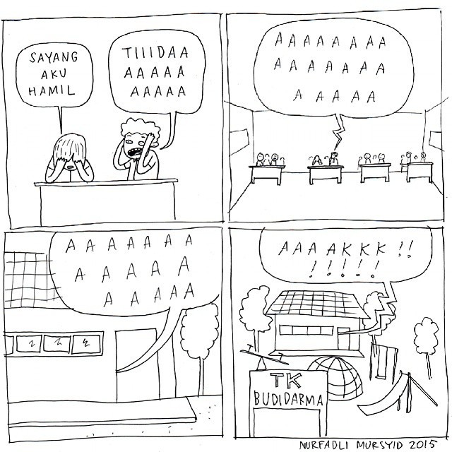 &#91;KOMIK STRIP&#93; Absurd life of Indonesian people