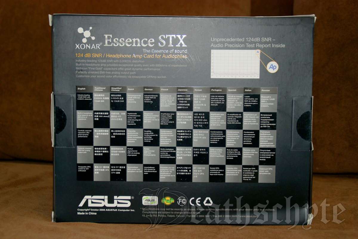 &#91;Soundcard/DAC&#93;Asus Xonar STX Essence - High End Audiophile soundcard Review