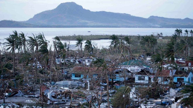 Filipina Darurat Bencana Karena Topan Haiyan Yang Dahsyat