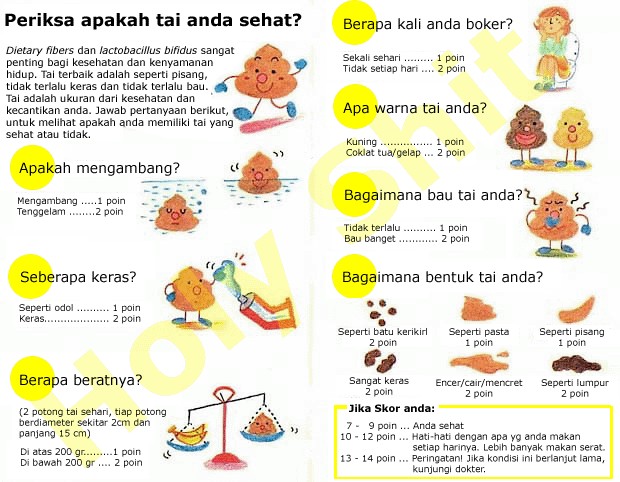 (Pengetahuan) Tinja / Feses / TAHIK :ngakak