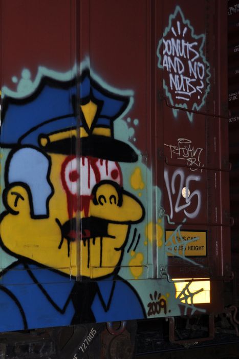 The Simpsons Street Art
