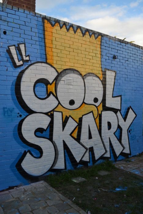 The Simpsons Street Art