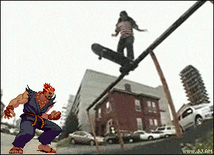 &#91;GIF&#93; karakter street fighter berulah