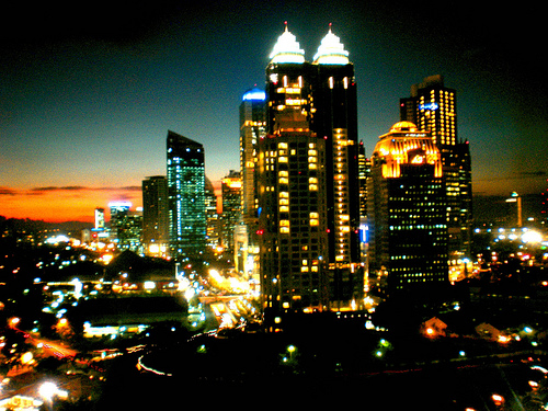 Inilah Keindahan Kota Jakarta Dimalam Hari 