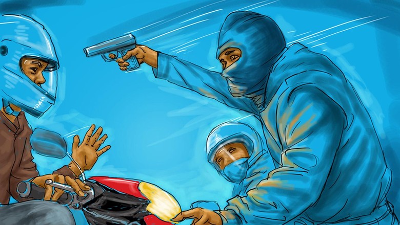 Trio Begal di Bekasi Babak Belur Dihajar Warga