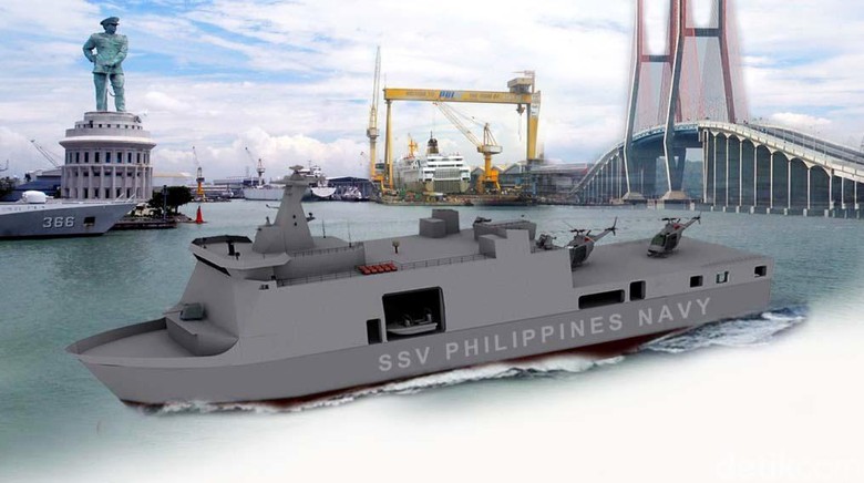 Ini Kecanggihan Kapal Perang Buatan Surabaya yang Dikirim ke Filipina