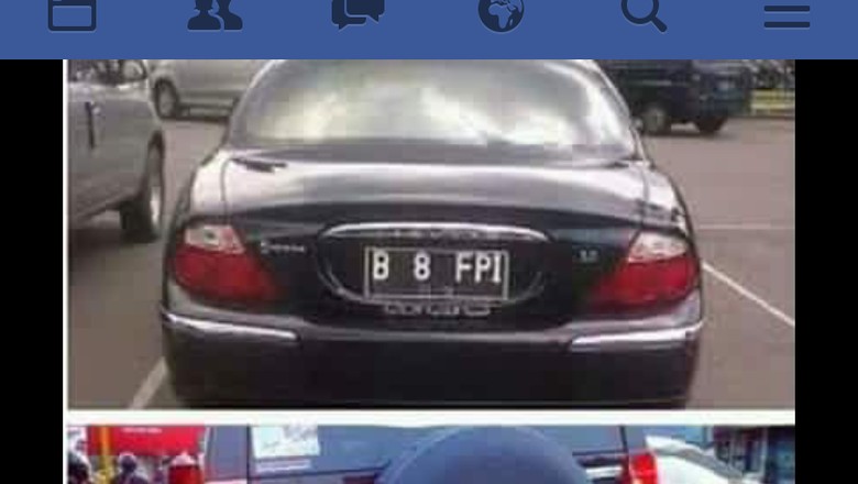 Penjelasan Polisi Soal Foto Mobil Mewah Berpelat 'FPI' yang Ramai di Medsos