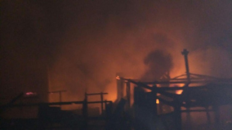 Kebakaran di Makassar Sempat Disertai Tawuran Warga