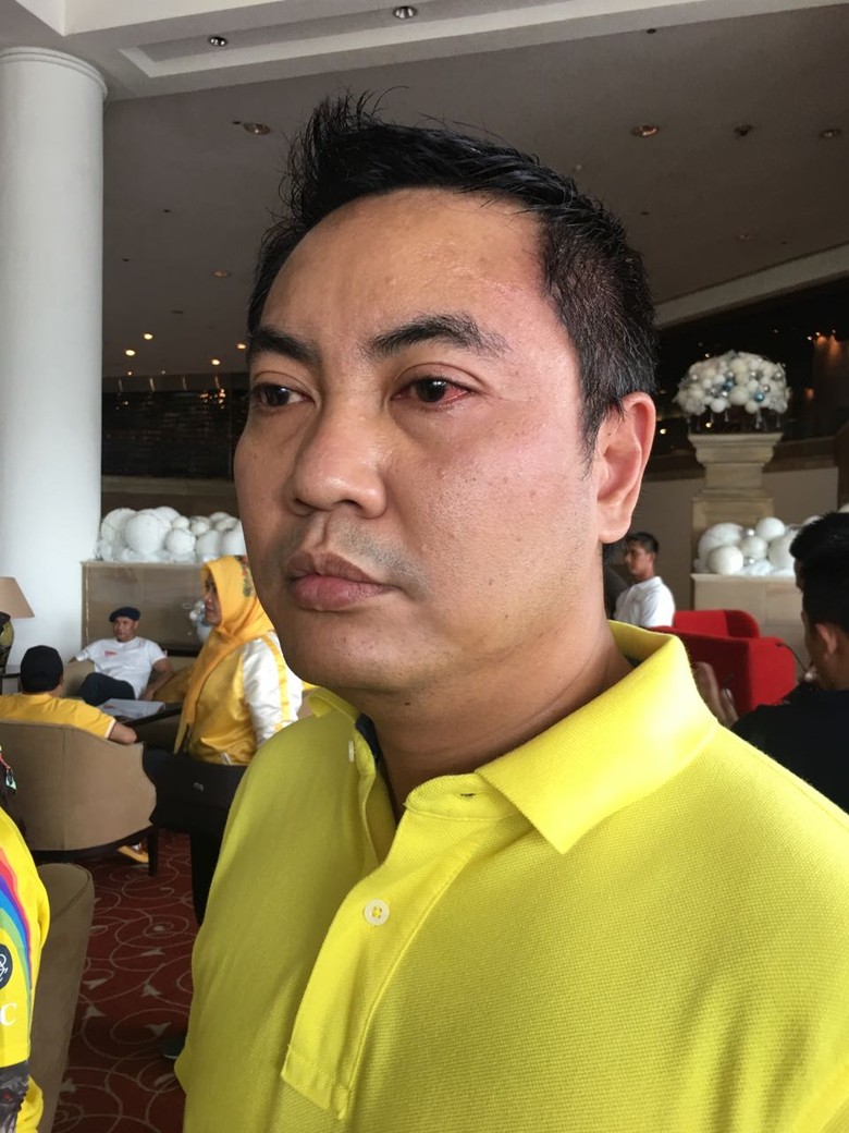 Mata Merah, Begini Luka Ketua DPD Golkar DKI yang Ribut Usai Aksi BHINEKA TUNGGAL IKA