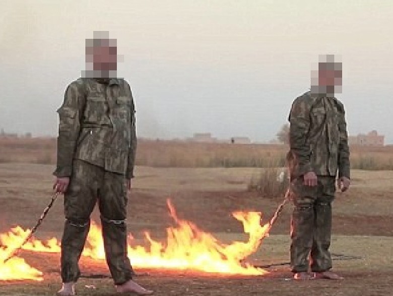 Mengerikan! ISIS Bakar Hidup-hidup 2 Tentara Turki