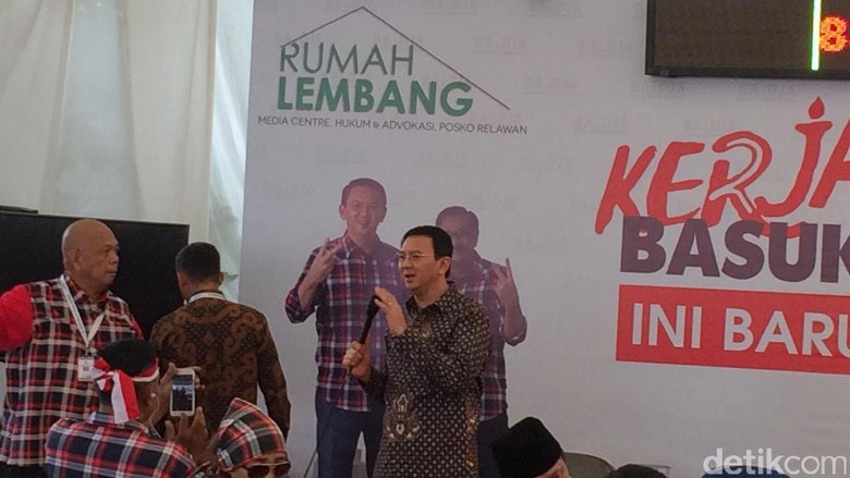 Ahok: Jika Menang 1 Putaran, Kita Permalukan Orang yang Menyudutkan