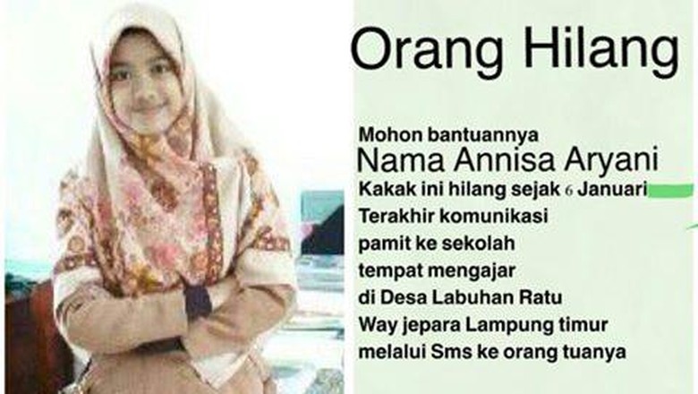 Annisa Guru Cantik Yang Hilang Sudah Ditemukan, Jadi Istri Kedua