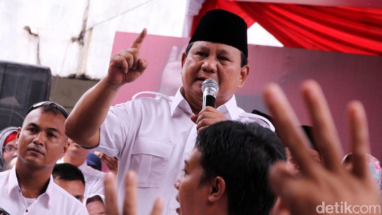 Untuk Kedua Kalinya Prabowo Menangkan Pasangan Cagub-Cawagub DKI