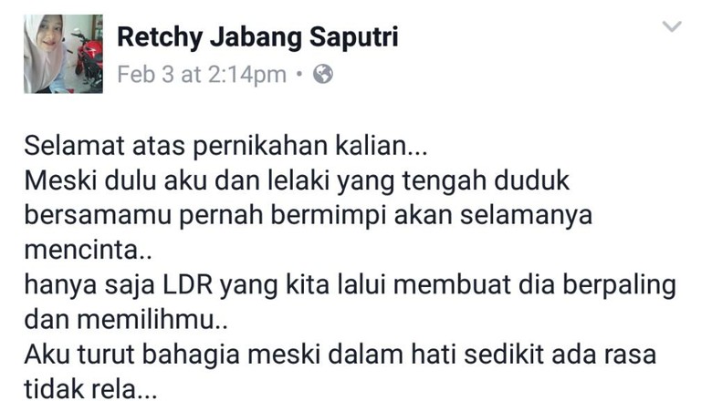 Viral Curhat Retchy JS 6 Tahun Pacaran Ditinggal Nikah Kekasih