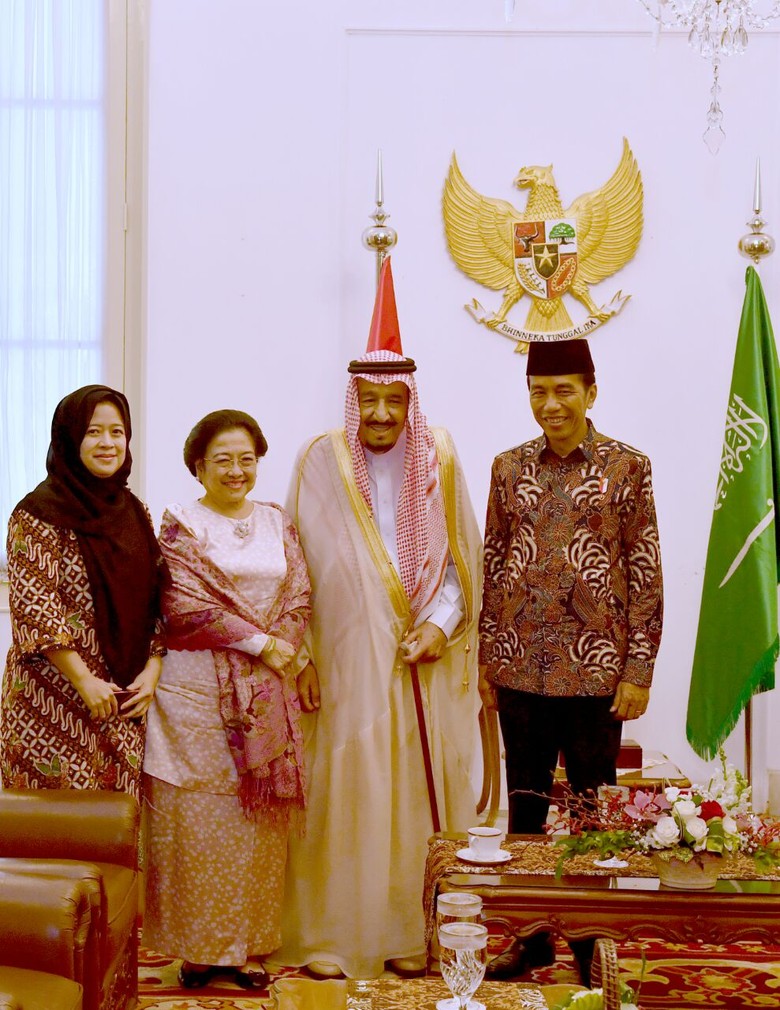 Raja Salman Akhirnya Bertemu dengan Anak dan Cucu Bung Karno