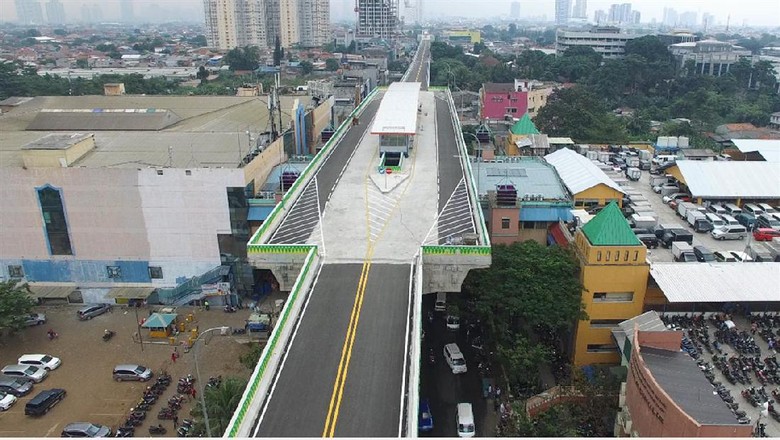 Sudah Rampung, Ini Penampakan Terkini Busway Layang Ciledug-Tendean