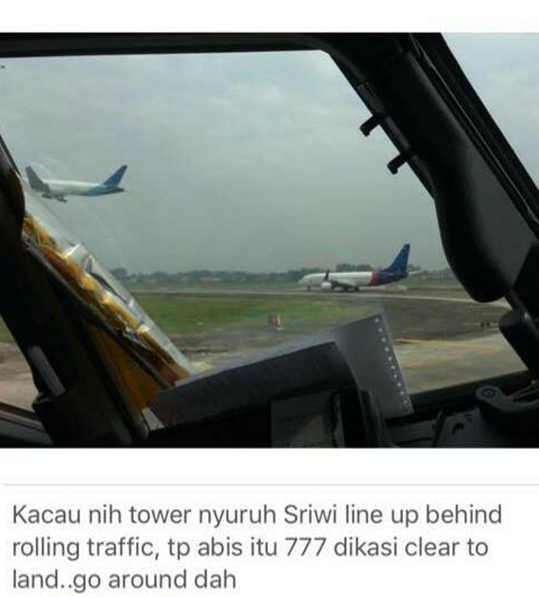 Kronologi Garuda & Sriwijaya Nyaris Tabrakan di Cengkareng