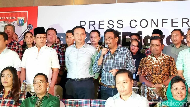 Kalah dari Anies-Sandi di Quick Count, Ahok-Djarot Akhirnya Bicara