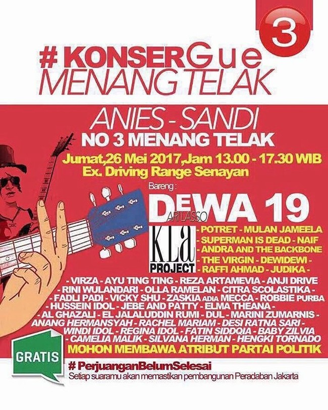 tim-anies-sandi-bantah-adakan-konser--gue-menang-telak