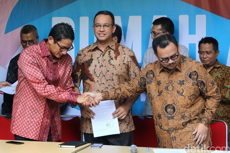 Tim Sinkronisasi Anies-Sandi Sudah PDKT ke DPRD DKI