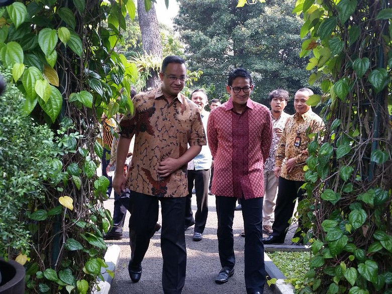 Anies Baswedan dan Sandiaga Uno Menghadiri Ultah JK ke-75