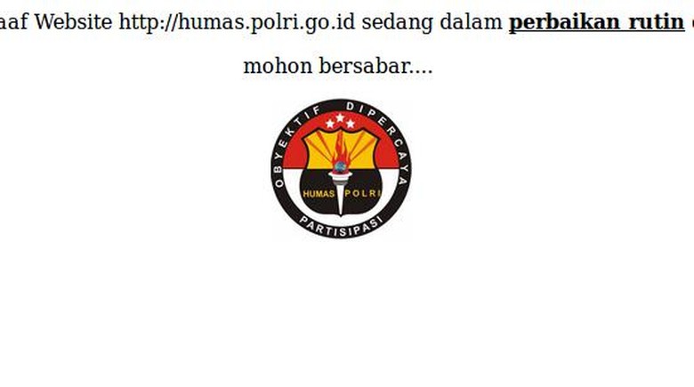 situs-humas-polri-masih-tak-bisa-diakses-ini-penjelasan-polisi