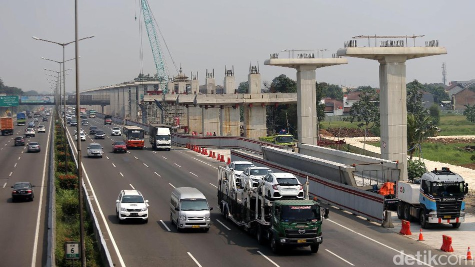 Kondisi Terkini Proyek LRT Bekasi-Cawang