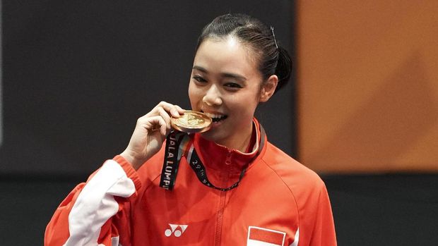 Lindswell Quintrick Emas di Kejuaraan Dunia Wushu