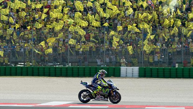 'Legend' Mah Bebas, Mau Menang atau Kalah Rossi Tetap Ditunggu di MotoGP
