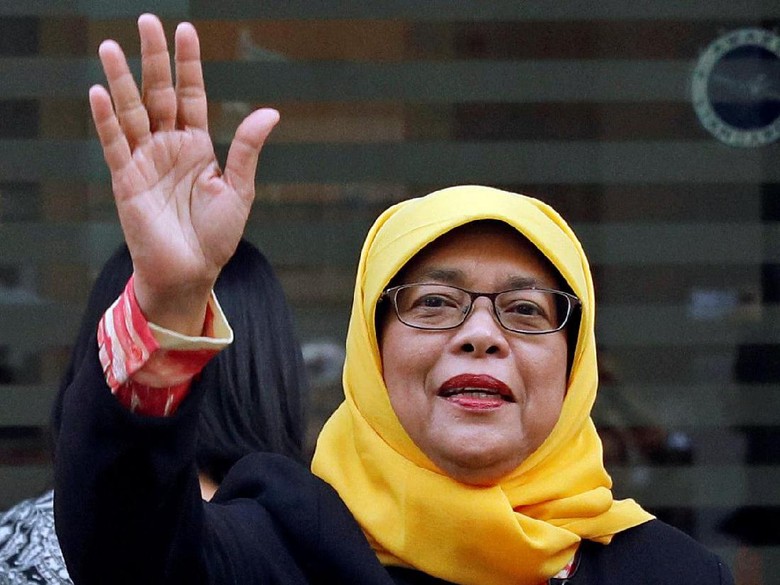 Jadi Presiden Wanita Pertama Singapura, Ini Janji Halimah Yacob