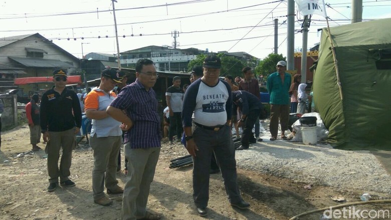 Wali Kota Jakut Tinjau Lokasi Kebakaran di Belakang Hotel Alexis