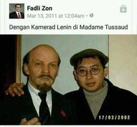 Foto di Makam Karl Marx Ramai Lagi, Fadli Zon: Saya Antikomunis !