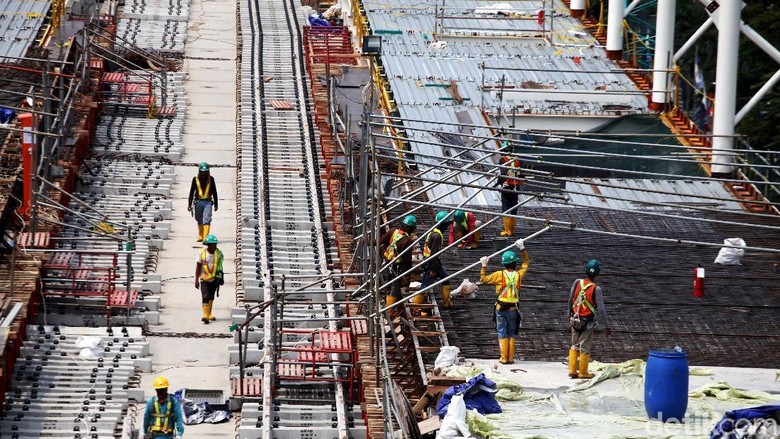Konstruksi MRT Jakarta Capai 90% di Awal 2018