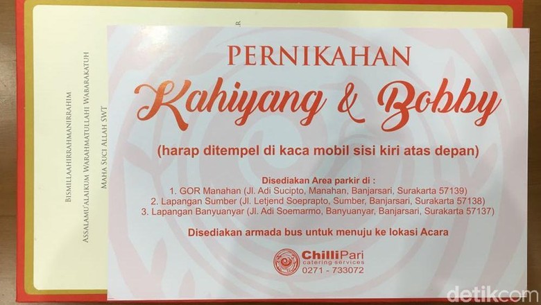 6 Ribu Relawan Jokowi Diperkirakan Hadiri Pernikahan Kahiyang-Bobby