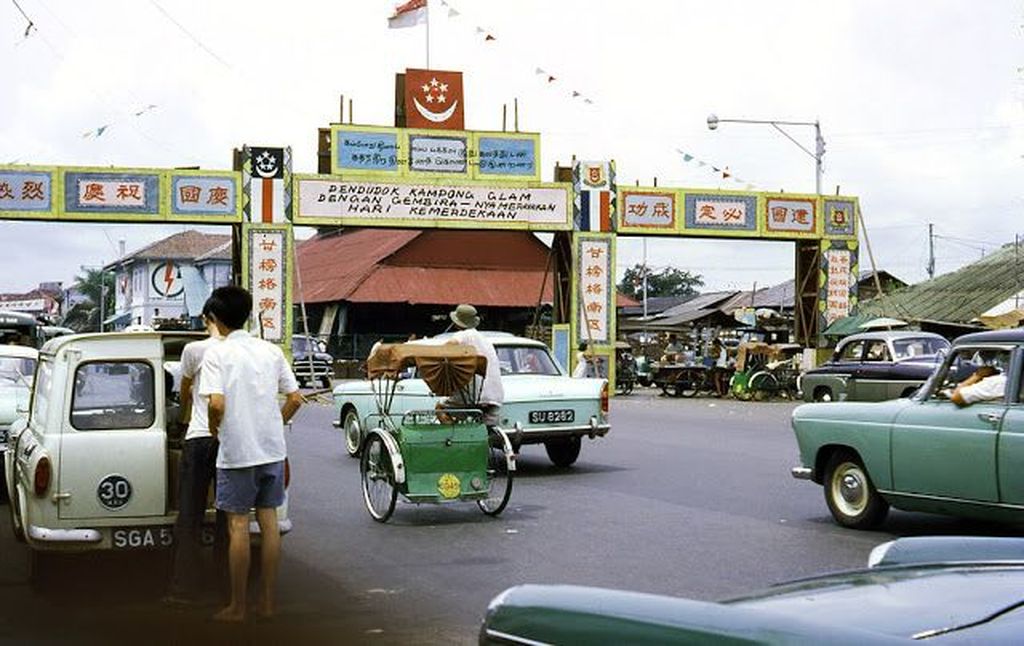 Mengejutkan! Foto Warna Singapura Kala Masih Negara Miskin