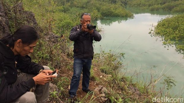 Muncul Luapan Air Menyerupai Danau di Gunungkidul
