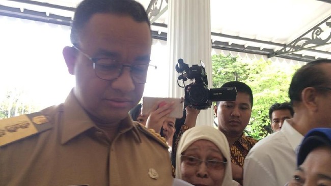 Anies Sebut Banjir di Jakarta Disebabkan Pembangunan Proyek